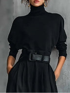 SARA - Long-sleeved T-shirt & Straight-leg Pants Two-piece Set